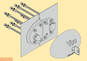 plano cerradura viro